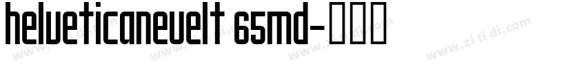 helveticaneuelt 65md字体转换